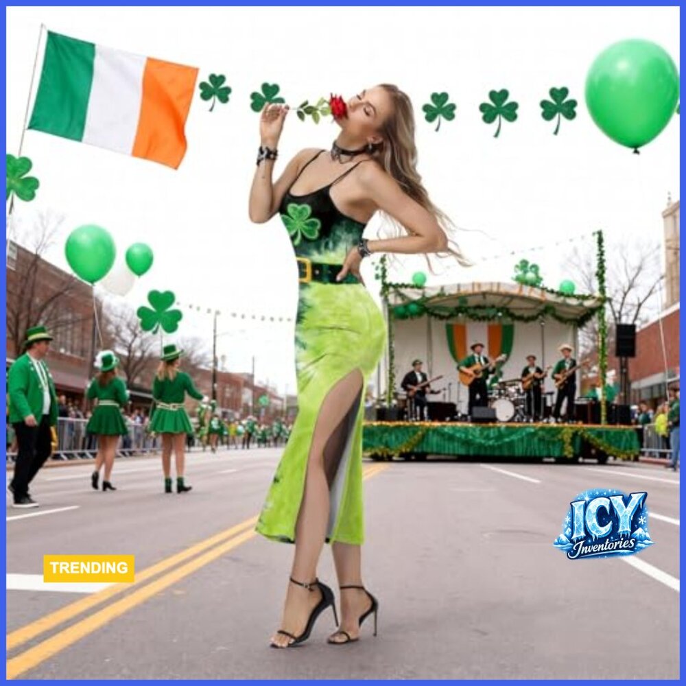 Polyester Elastane Spaghetti Strap Bodycon Maxi D… - image 3